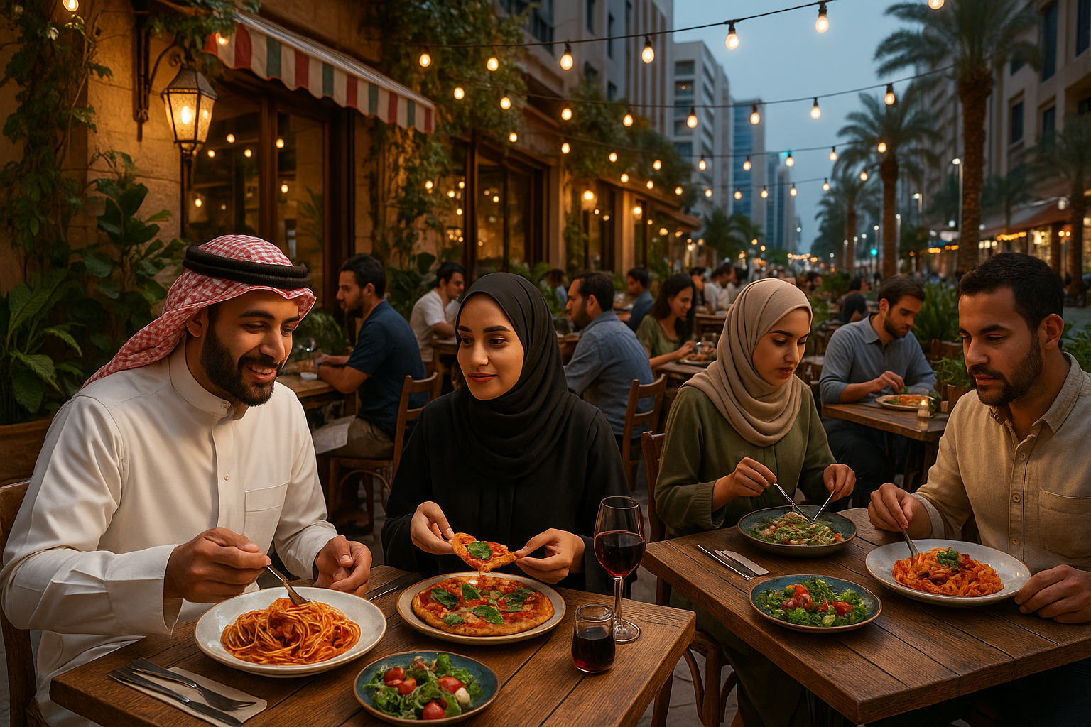 مفهوم استراتيجيات مطعم ايطالي الفعالة لزيادة المبيعات والنجاح في السوق السعودي والخليجي في المطاعم