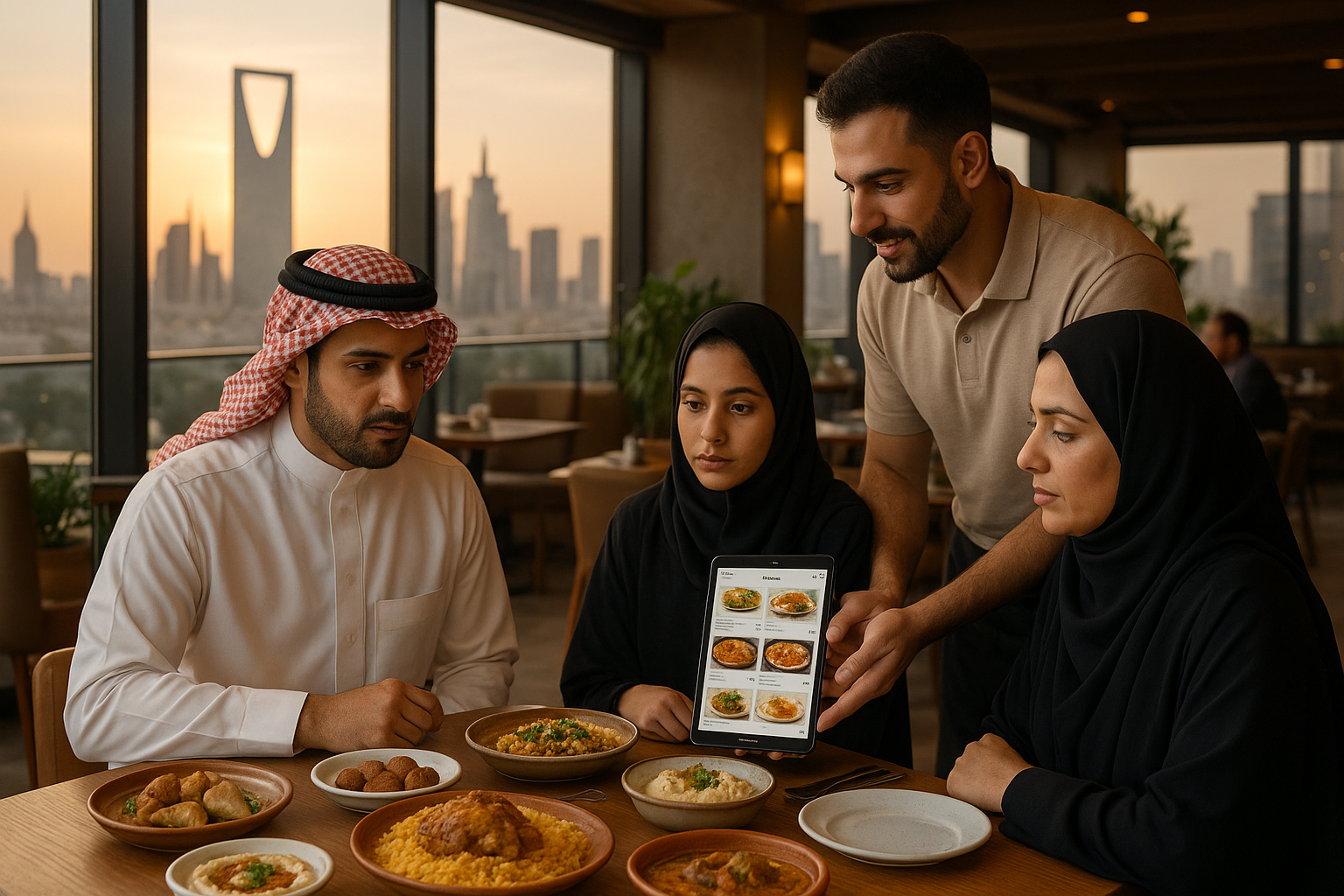 مفهوم نصائح ذهبية لأصحاب المطاعم لزيادة الظهور عند بحث العملاء عن 