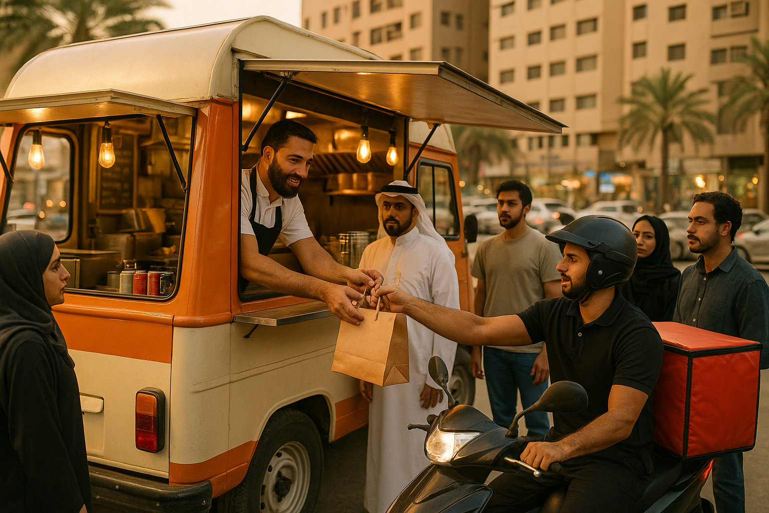 مفهوم أفضل الممارسات لجذب العملاء عبر أقرب مطعم توصيل مجاني: نصائح من قلب السوق السعودي في المطاعم