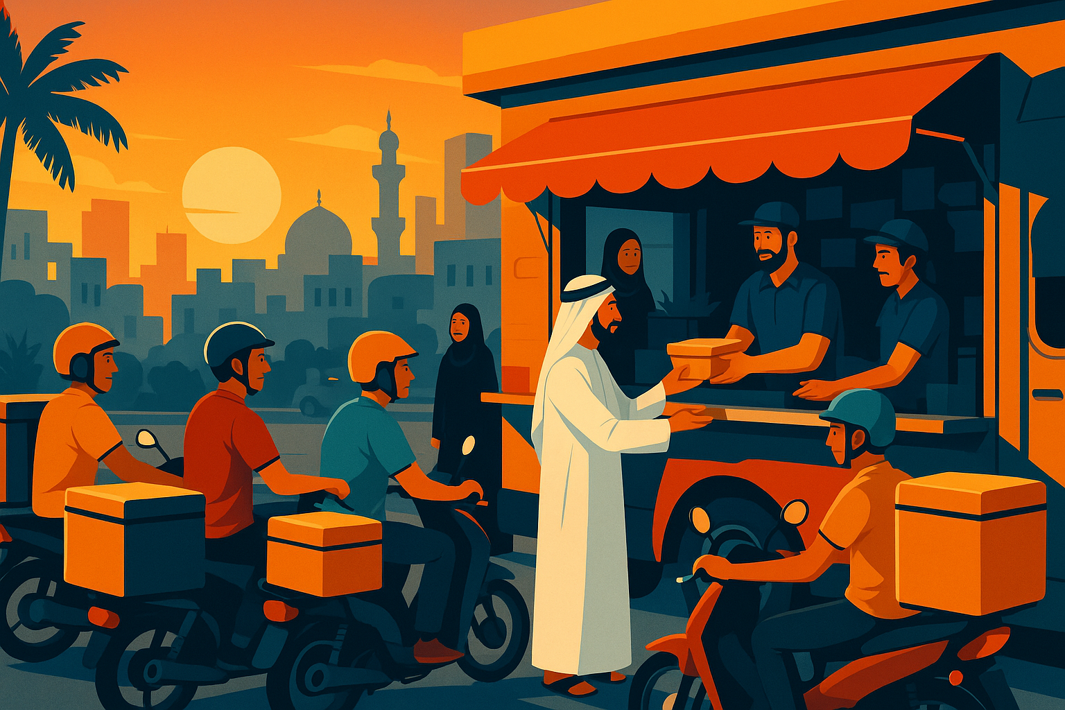 مفهوم كيفية تحسين توصيل طعام أبها في مطعمك: خطوات عملية للتميز في سوق متجدد في المطاعم